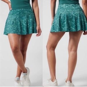 Athleta Ace Printed High Rise 13 1/2" Tennis Skort